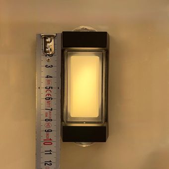 چراغ دیواری لنزدار کوچک ضدآب کد 665A