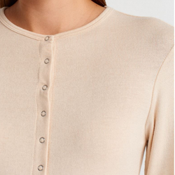 بلوز نخی  دکمه‌ قزن قفلی برند Dilvin ترک