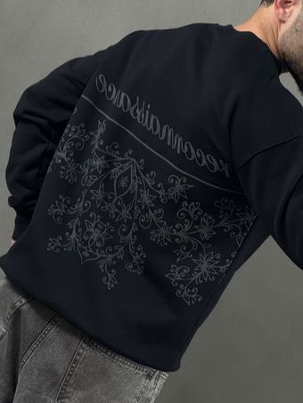 دورس چاپ پفکی سه نخ مشکی ذغالی