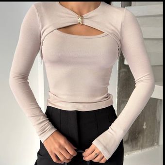 بلوز یقه اکسسوری ترک