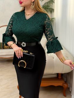 شونیز دانتل آستین گره 3709