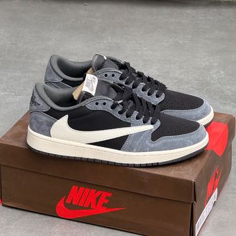 کفش جردن وان تراویس اسکات طوسی | Travis Scott x Air Jordan 1 Low