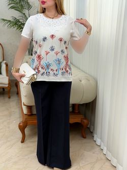 بلوز وارداتی گلدوزی 3712