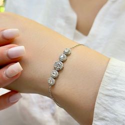 دستبند زنجیری نقره - دستبند زنجیری دخترانه