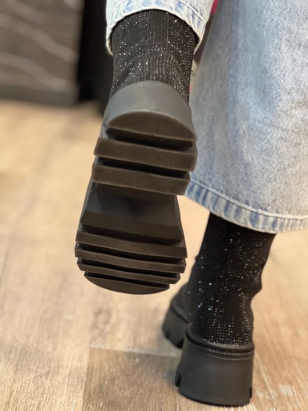 نیم بوت فول نگین