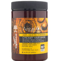 ماسک مو تقویت کننده لایتنس مدل Argan Oil فاقد سولفات مناسب انواع مو