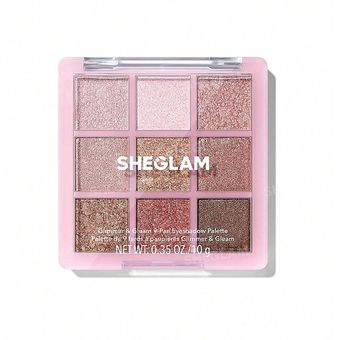 پالت سایه چشم 9 رنگ شیگلم مدل Glimmer & gleams