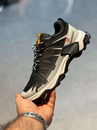 کفش سالامون مشکی طوسی روشن562