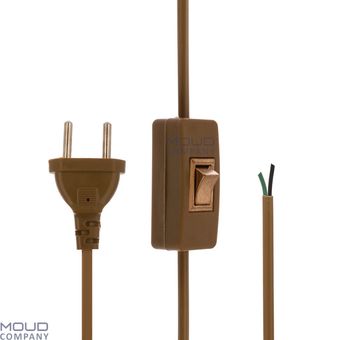 سیم دوشاخه 1*1.5 کلیددار موعود