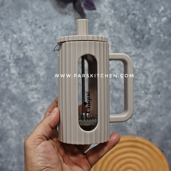 فرنچ پرس 350میل یونیک 3015 کرمی