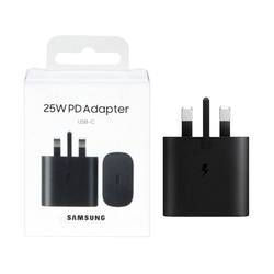 شارژر سه پین SAMSUNG 25W اصلی T2510 ( فست و PD) مشکی ( 18ماهه شرکتی) - bew