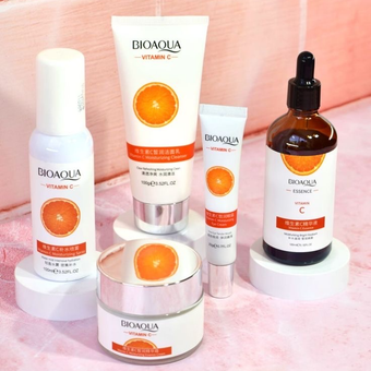 پک روتین مراقبت پوستی ویتامین c