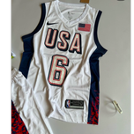 ست بسکتی usa سفید