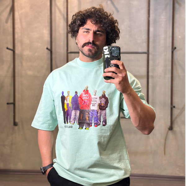 سری 4عددی تیشرت بالنسیگا چاپ  DTF کد 2132