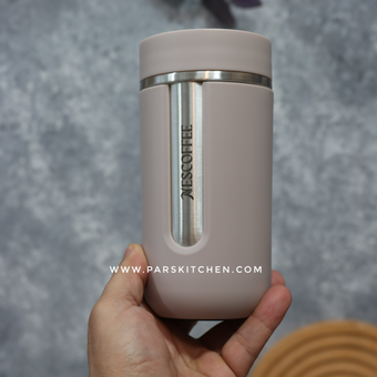 تراول ماگ نسکافه طرح نسپرسو 400میل صورتی چرک