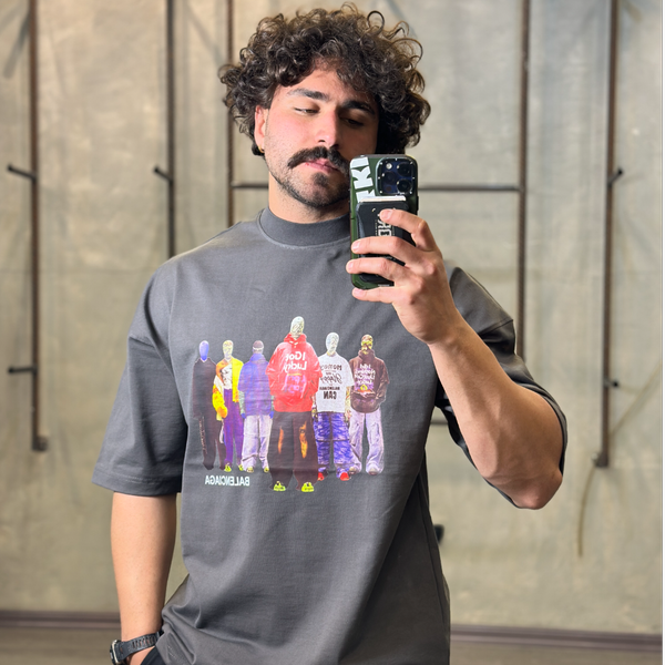 سری 4عددی تیشرت بالنسیگا چاپ  DTF کد 2132