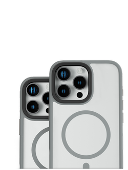 کیس آیفون 16پرومکس و 16 پرو مدل Levelo Solo Shock-Proof Edges MagSafe Clear Case