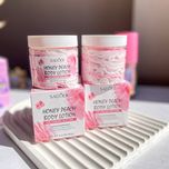 بستنی و لوسیون روشن کننده هلو و عسل بدن سادور SADOER