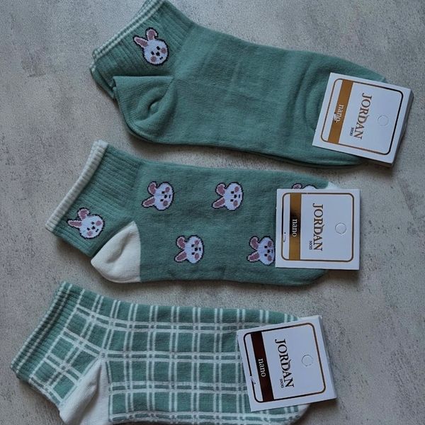 جوراب خرگوش سبز پاستیلی