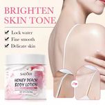 بستنی و لوسیون روشن کننده هلو و عسل بدن سادور SADOER