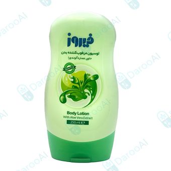 لوسیون مرطوب کننده بدن حاوی عصاره آلوئه ورا