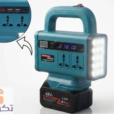 اینورتر شارژی هوشمند 220 ولت با پاور پانک بهمراه چراغ قوه
