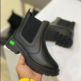 نیم بوت بغل کش مدل چلسی با زیره یخ شکن عاج دار سایز 37 تا 40