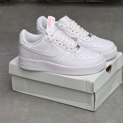 کتونی نایکی ایرفورس 1 تمام سفید \| Nike Air Force 1 All White