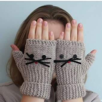 بافتنی دستکش زنانه