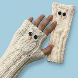 بافتنی دستکش دخترانه