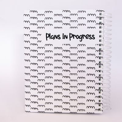 دفتر دیوایدر دار طرح " Plans & Progress "