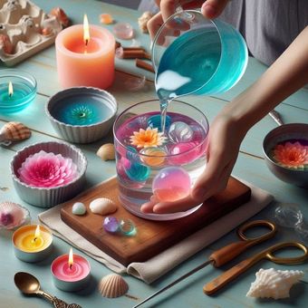 شمع ژله ای لاکچری