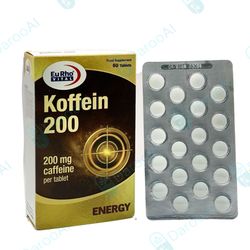 کافئین یوروویتال 200 میلی گرم یوروویتال