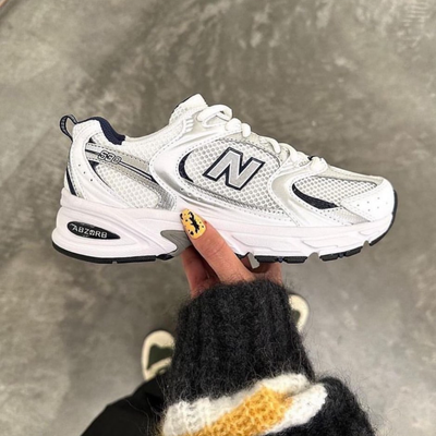 Newbalance - 530 نیوبالانس 530 سفید سرمه ای طوسی