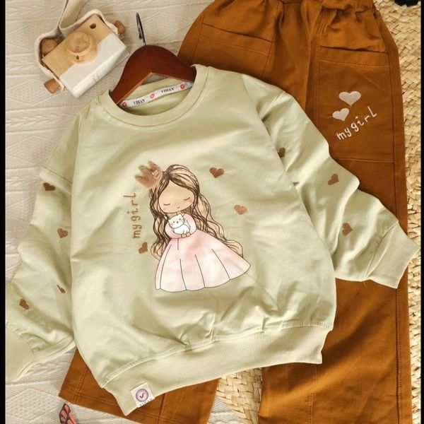 ست دخترانه مدل تاج