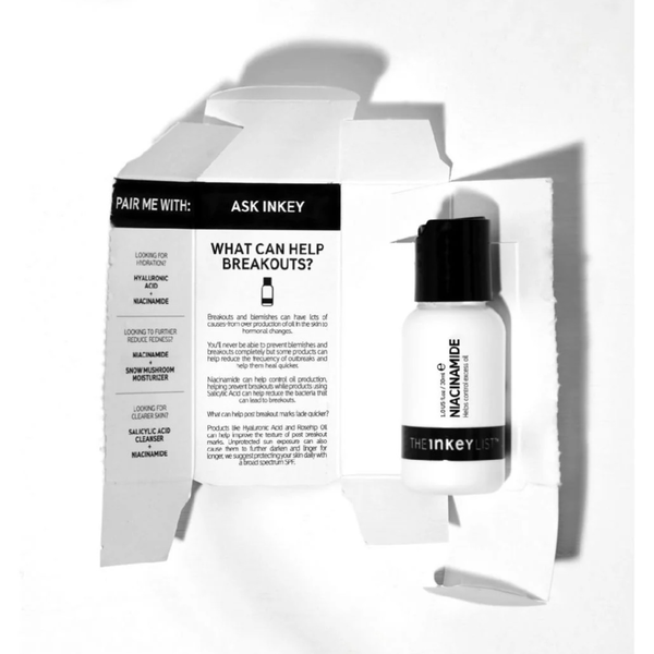 سرم نیاسینامید 10 درصد مناسب انواع پوست اینکی لیست The Inkey List Niacinamide 30 میل