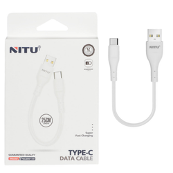 کابل شارژ پاوربانک فست NITU Type-C مدل NC251W - سفید