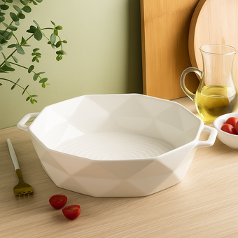 مرغ‌خوری 8 ضلعی سرامیکی درجه یک