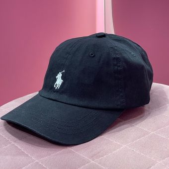 کلاه polo مشکی لوگو سفید