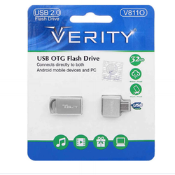 Verity V811O USB2.0 Flash Memory+تبدیل OTG-32GB (گارانتی آسان سرویس)