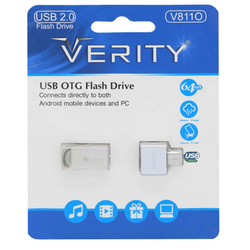 Verity V811O USB2.0 Flash Memory+تبدیل OTG-64GB (گارانتی آسان سرویس)