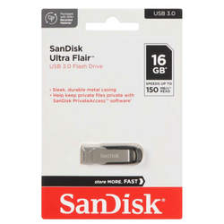 SanDisk Ultra Flair USB3.0 Flash Memory (150MB/S) - 16GB (گارانتی سورین)
