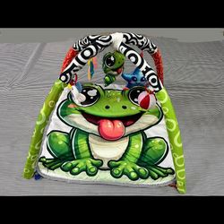 تشک بازی مخمل مدل قورباغه