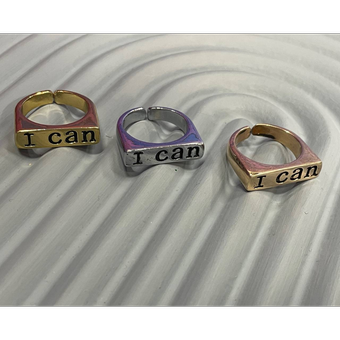 انگشتر تکست I can