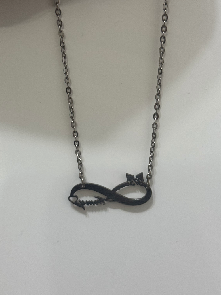 گردنبند استیل دخترانه بی نهایت بی تی اس ارمی ♾️