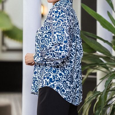 شومیز الیزه طرحدار بتجقه