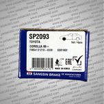 لنت ترمز جلو تویوتا کرولا Toyota Corolla از 2008 تا 2015 های کیو HI-Q SP2093