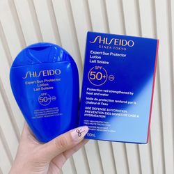 لوسیون ضد آفتاب صورت و بدن شیسیدو حجم 150 میلی لیتر shiseido Expert sun protector spf 50+ 150 ml