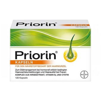 کپسول ‎پریورین بایر ضدریزش هورمونی و ارثی بسته 120 عددی Priorin capsules