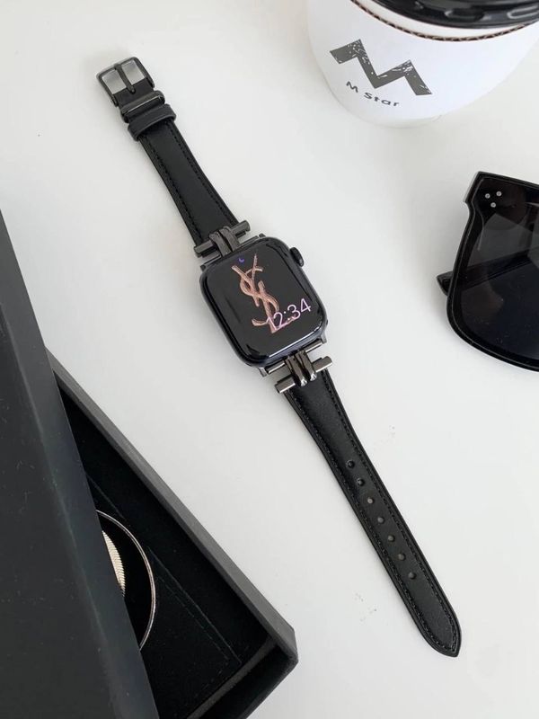 بند اپل واچ YSL چرمی⚜️